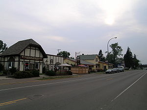 Storefronts in Two Harbors, Minnesota
